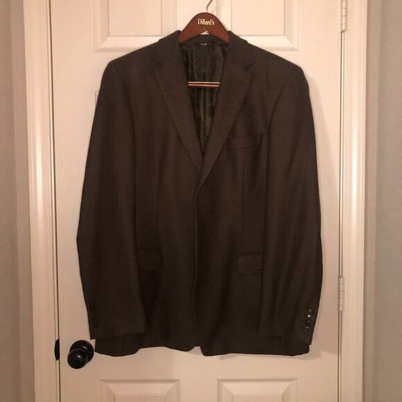 Hugo Boss Other - Hugo Boss Mens Classic Maselli2 lined brown wool  two button blazer size 44R